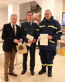 THW-Einsatzkräfte erhalten Bundesflutmedaille - Fluthilfe 2021 © Kreis Paderborn